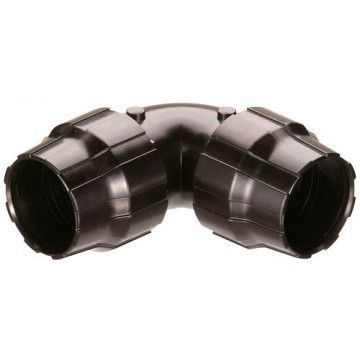 Conector pentru țevi 90 st fi 25 mm aluminiu