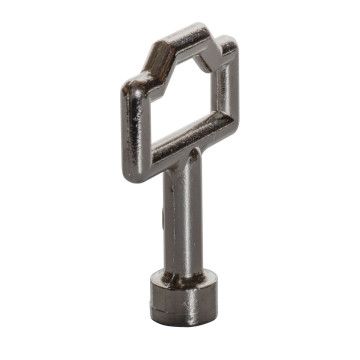 Key for opening panels of screwcompressors