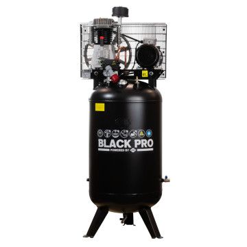 Compresor cu două etaje Black Pro NB5 11 bar 5.5 CP/4 kW 465.8 l/min 270 l vertical