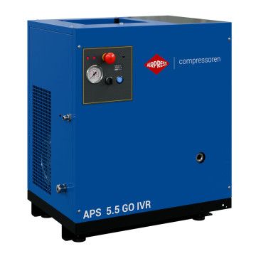 Compresor cu șurub APS 5.5 GO IVR 5.5 CP / 4 kW 10 bar 264-468 l/min