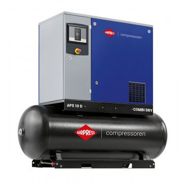 Compresor cu șurub APS 10D Combi Dry G3 13 bar 10 CP/7.5 kW 884 l/min 500 l