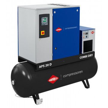 Compresor cu șurub APS 20D Combi Dry 10 bar 20 CP/15 kW 1790 l/min 500 l