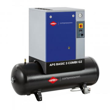 Compresor cu șurub APS 3 Basic G2 Combi 10 bar 3 CP/2.2 kW 294 l/min 200 l