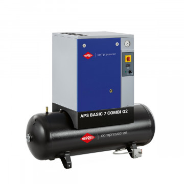 Compresor cu șurub APS 7 Basic G2 Combi 10 bar 7.5 CP/5.5 kW 690 l/min 200 l