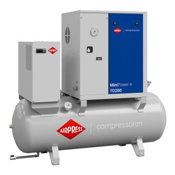 Compresor cu șurub MiniPower 3 TD200 | 3.0 CP / 2.2 kW | 325 L/min | 200 L