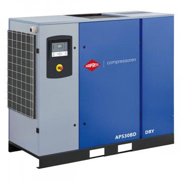 Compresor cu șurub APS 30BD Dry 10 bar 30 CP/22 kW 3320 l/min