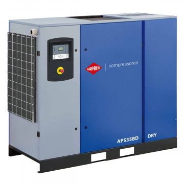 Compresor cu șurub APS 35BD Dry 10 bar 35 CP/26 kW 3935 l/min