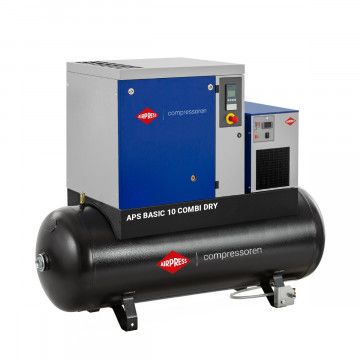 Compresor cu șurub APS 10 Basic Combi Dry 13 bar 10 CP/7.5 kW 780 l/min 500 l