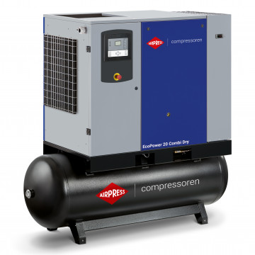 Compresor cu șurub EcoPower 20D Combi Dry 10 bar 20 CP/15 kW 2268 l/min 500 l