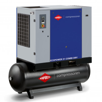 Compresor cu șurub EcoPower 20B Combi Dry 10 bar 20 CP/15 kW 2310 l/min 500 l