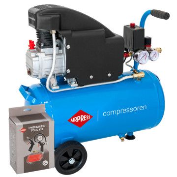 Compresor HL 150-24 + set de accesorii pneumatice