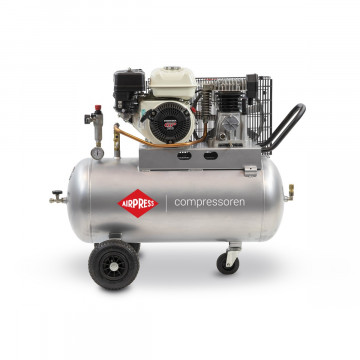 Compresor pe benzină cu doi pistoane BM 100/320 (Honda GP160) 10 bar 4.8 CP/3.6 kW 220 l/min 100 l