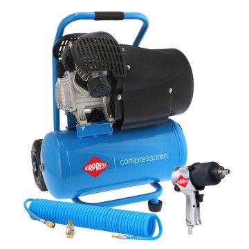 Compresor cu piston HL 425-24 + set pentru schimbarea roților