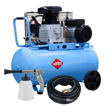 Compresor cu doi cilindri HL 340-90 10 bar 3 CP/2.2 kW 272 l/min 90 l