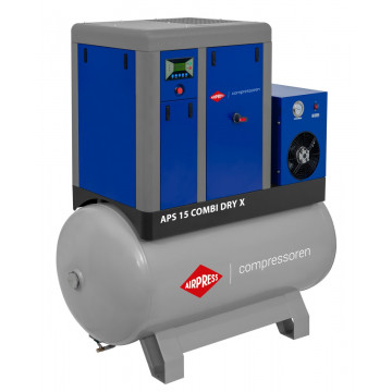 Compresor cu șurub APS 15 Combi Dry X 10 bar 15 CP/11 kW 1410 l/min 500 l