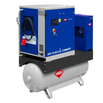 Compresor cu șurub APS 10 IVR Combi Dry X G3 10 bar 10 CP/7,5 kW 328-1081 l/min 270 l
