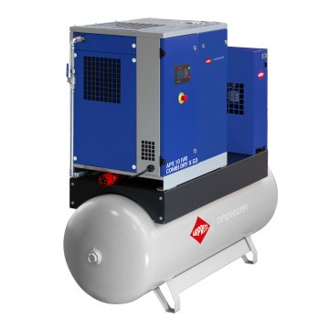 kompresor șurubowy aps 10 ivr combi dry x g3 10 bar 10 km/7.5 kw 328 - 1081 l/min 500 l