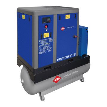 Compresor cu șurub APS X 15 IVR Combi Dry G2 10 bari 15 CP/11 kW 630 - 1680 500 l