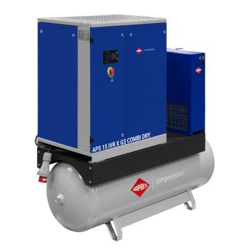 Compresor cu șurub APS 15 IVR X G3 Combi Dry 10 bar 15 CP/11 kW 544-1579 l/min 500 l