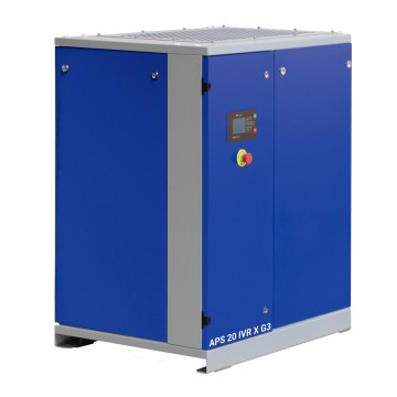 compresor cu șurub aps 20 ivr x g3 10 bar 20 km/15 kw 1100-2164 l/min
