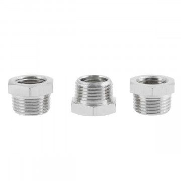 Reductor niplu 3/8" x mufă 1/4" - 3 buc.