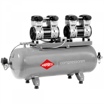 Compresor fără ulei LMO 196X2-100 8 bar 3.2 CP/2.4 kW 240 l/min 100 l