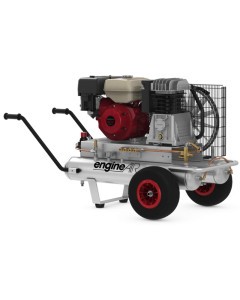 Compresor pe benzină cu două pistoane BM 17+17/550 (Honda GX270) 10 bar 8.4 CP/6.3 kW 403 l/min 2x17 l