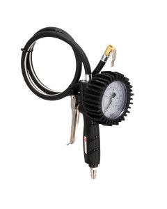 Pistol profesional de pompare cu manometru de 12 bari și furtun de 90 cm