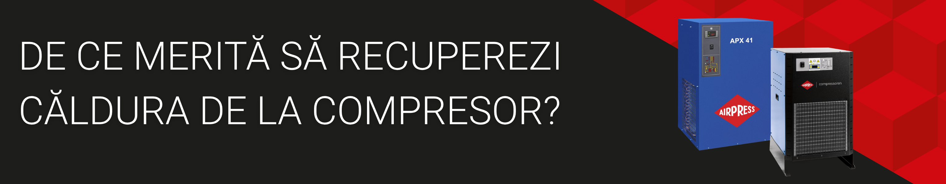 De ce merită să recuperezi căldura de la compresor?