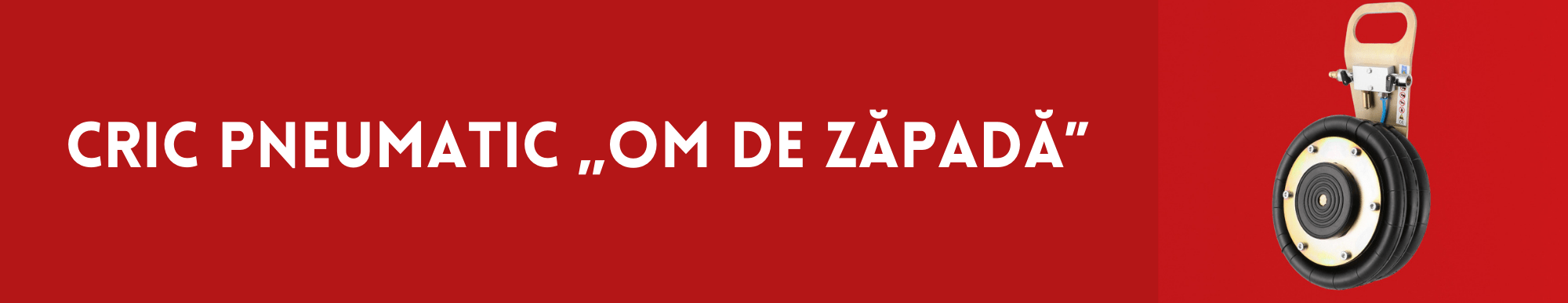 Cric pneumatic „Om de Zăpadă”