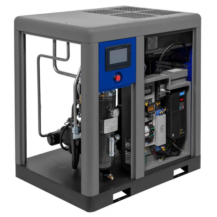 Compresor cu șurub APS 20 IVR X 10 bar 20 CP/15 kW 410-2000 l/min