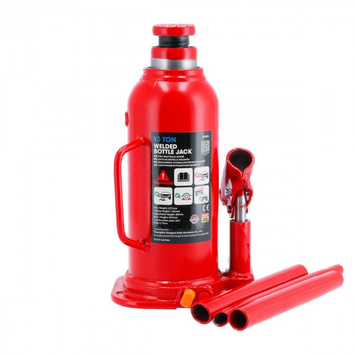 Cric tip sticlă 10T 413 mm